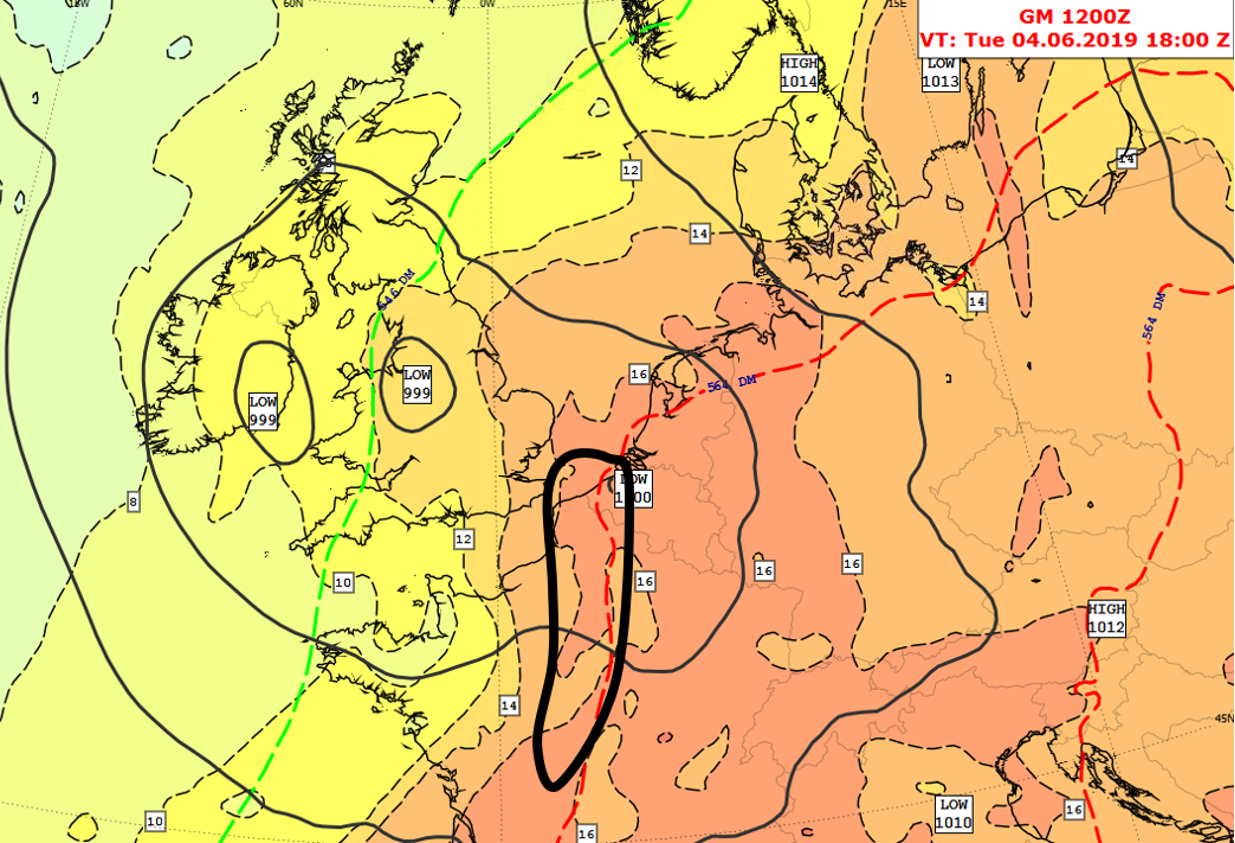 700hPa WBPT